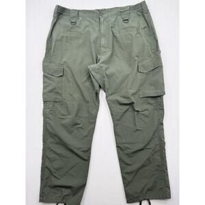 LA Police Gear Elastic Basic Operator Tactical Pants Cargo Pockets 44 x 32 Green